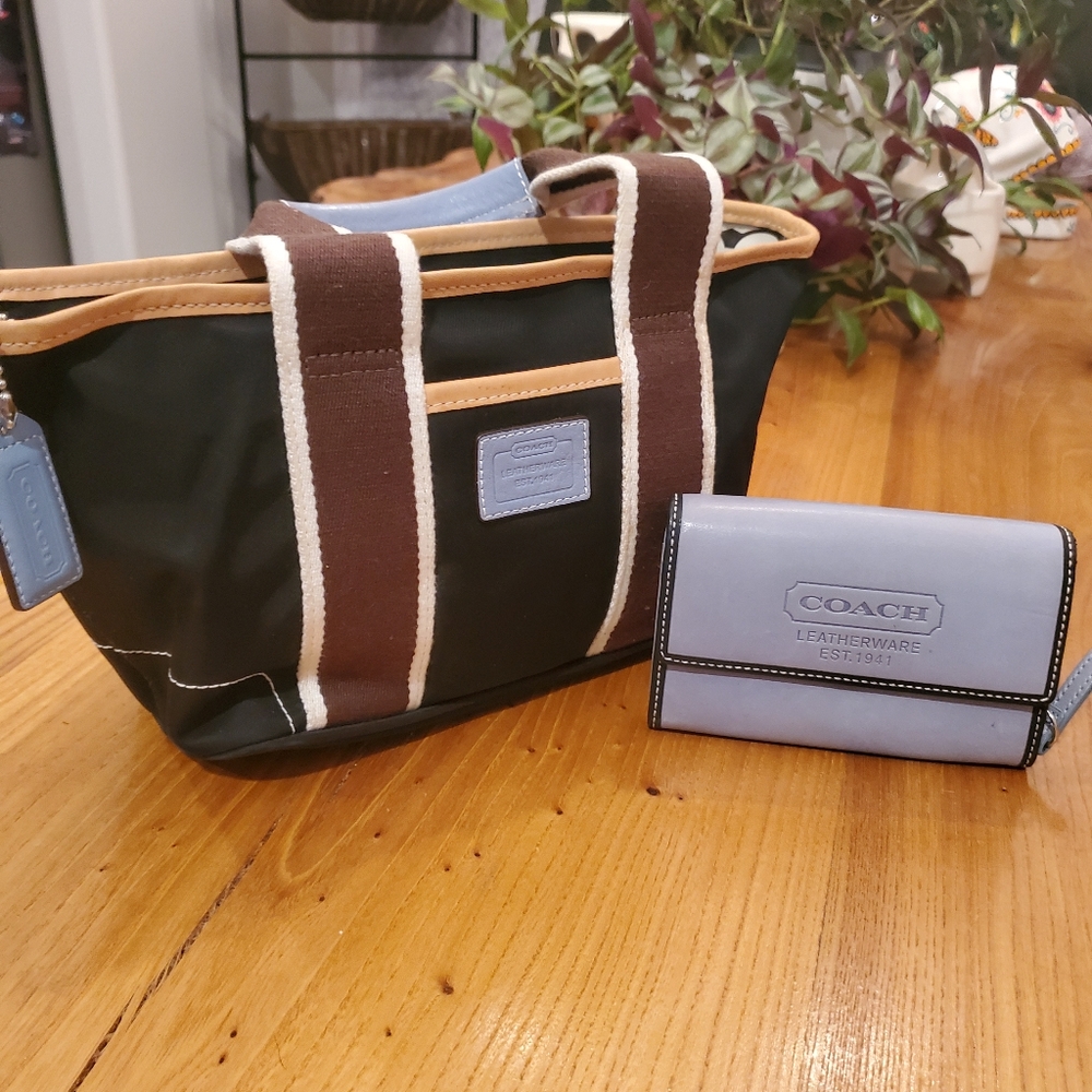 SOLD Coach handbag and matching wallet